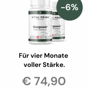 Manpower – natürlicher Testosteron Booster für Männer