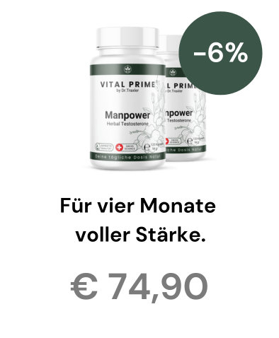 Manpower – natürlicher Testosteron Booster für Männer