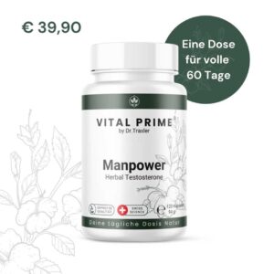 Vital Prime Manpower – Ärztlich entwickelte Nahrungsergänzung für Männer